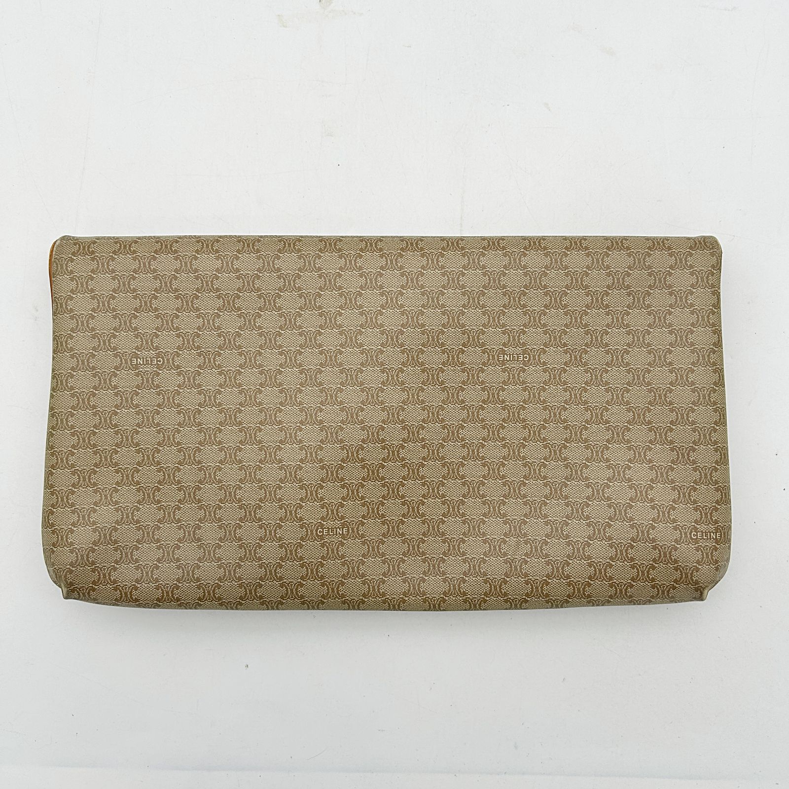CELINE マカダム柄 クラッチバッグ PVC レザー