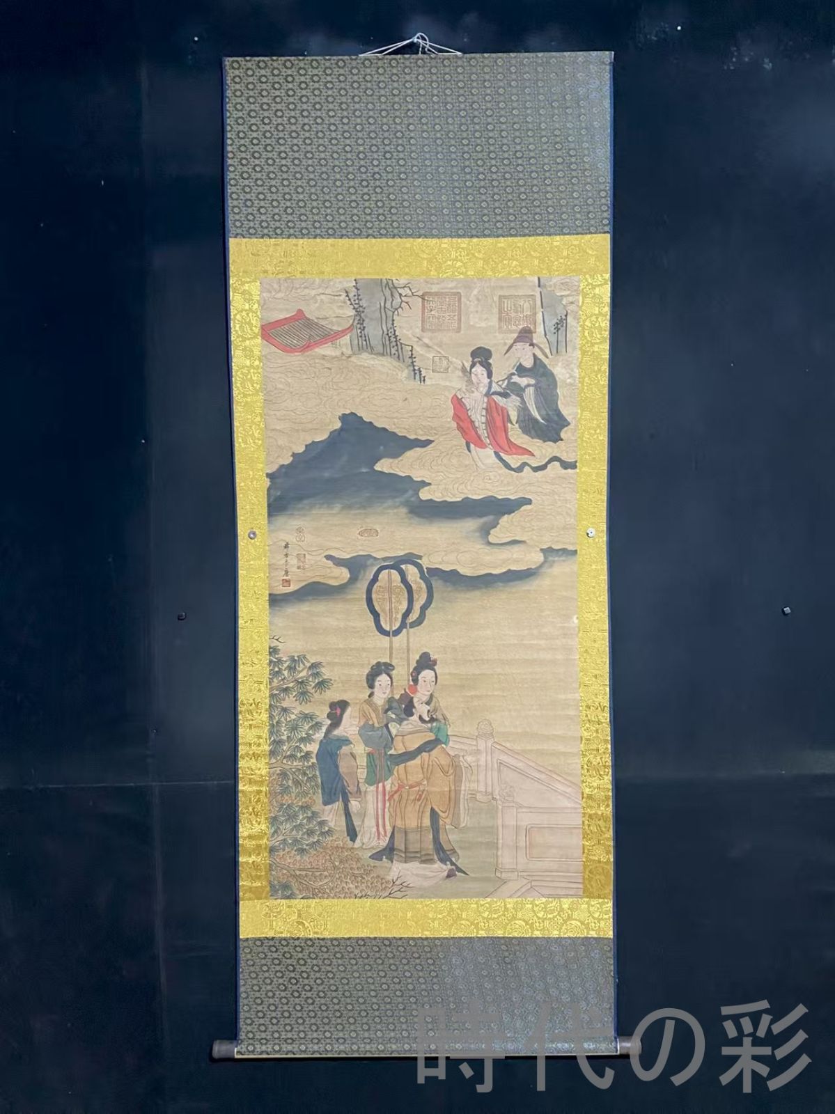 中国古美術 宋代 李唐款 人物画 宣紙 四尺中堂画 肉筆 手描き 唐物 掛け軸 水墨画 水彩画 国画 絵画 古画 書道 名家書画 古玩 R0709181809