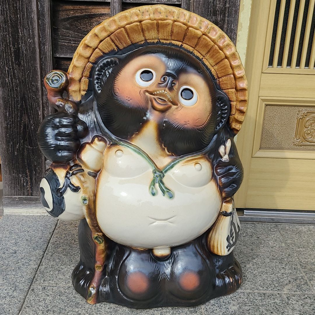 チョー縁起物❗信楽焼福狸 高さ37cm