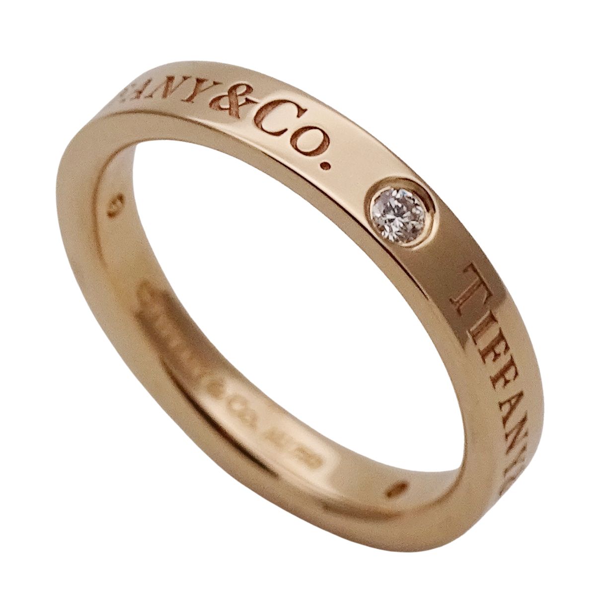 ティファニー TIFFANY&Co. リング レディース ブランド 指輪 750PG 3P  