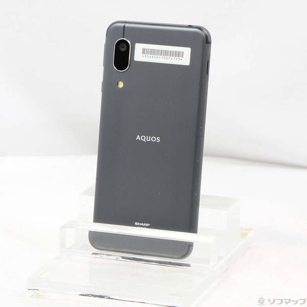 中古品〕 AQUOS sense3 basic 32GB ブラック SHV48 auロック解除