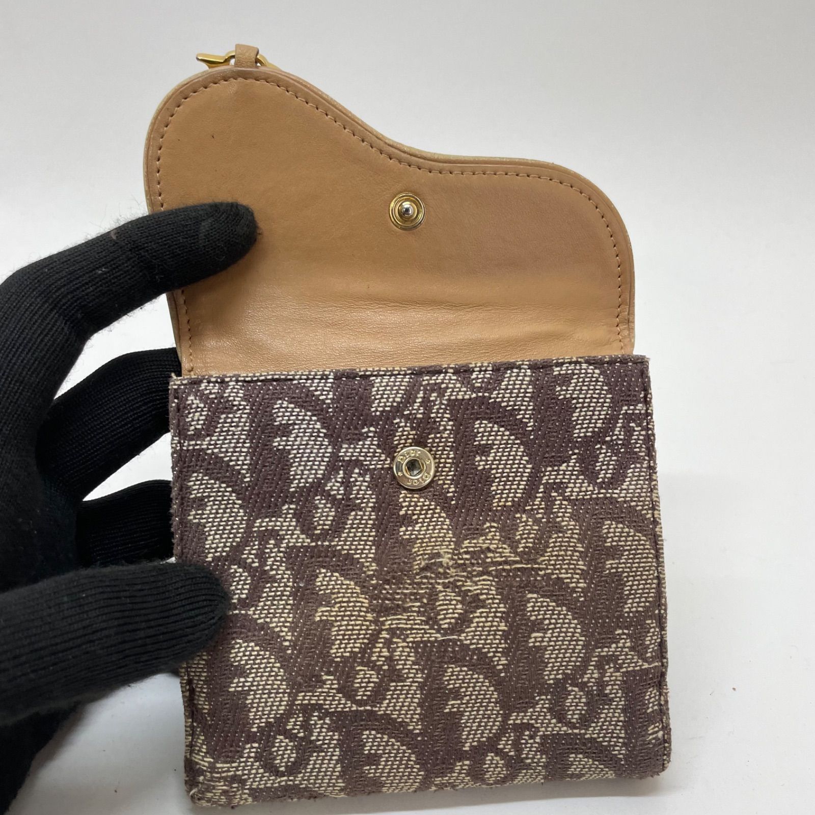 1300 Christian Dior クリスチャンディオール 折り財布 総柄