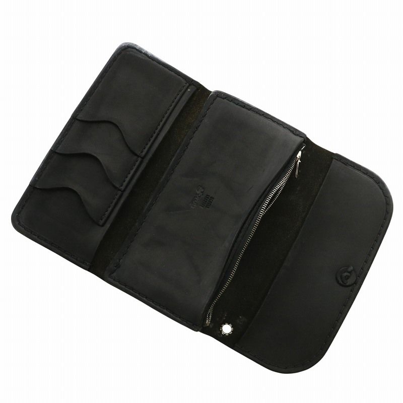 ゴローズ★三つ折り長財布　黒 ゴローズ goro's [新品]三つ折り長財布(黒) – DELTAone