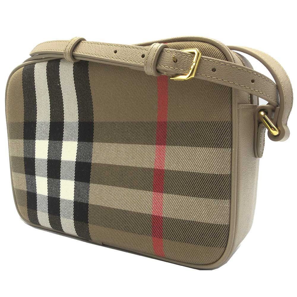 バーバリー BURBERRY バッグ 斜め掛けバッグ ショルダーバッグ ポシェット 8055220 112818 A3712 LS NEW  HAMPSHIRE NATURAL / TAN ナチュラル+ブラウン系 - 【感動物語 ギフトモール店－☆リボンをほどくと溢れる笑顔☆－おしゃれで素敵なプレゼントやギフトにお勧めの  
