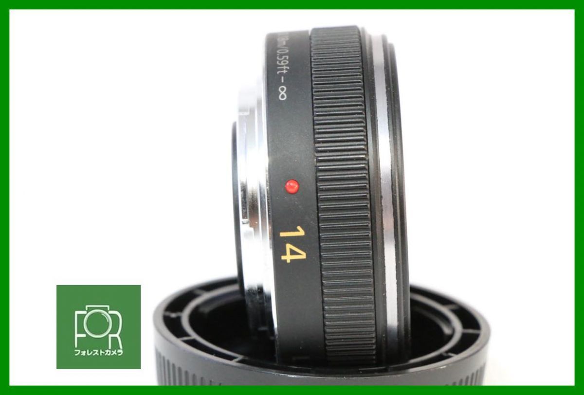 動作保証・点検済】良品□パナソニック PANASONIC LUMIX G 14mm 最高