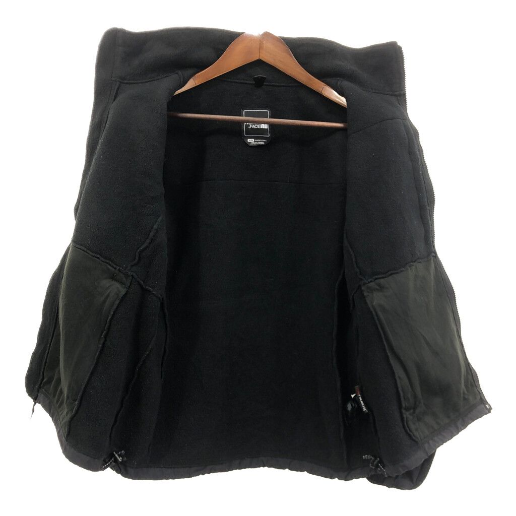 THE NORTH FACE ノースフェイス Denali デナリフリースジャケット アウトドア ワンポイント ブラック (レディース M) 中古 古着 Q6552 THE NORTH FACE ノースフェイス Denali デナリフリース
