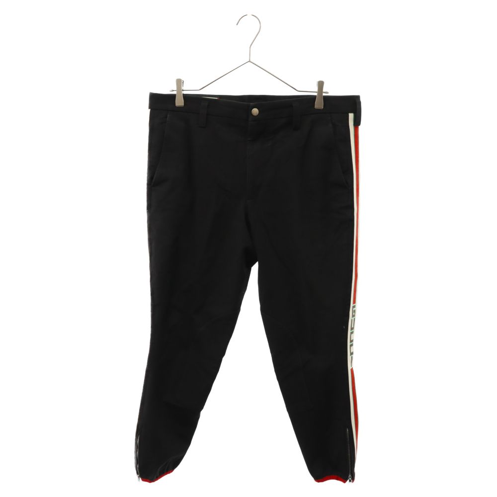 GUCCI (グッチ) 18SS サイドライン ギャバジンストレッチパンツ