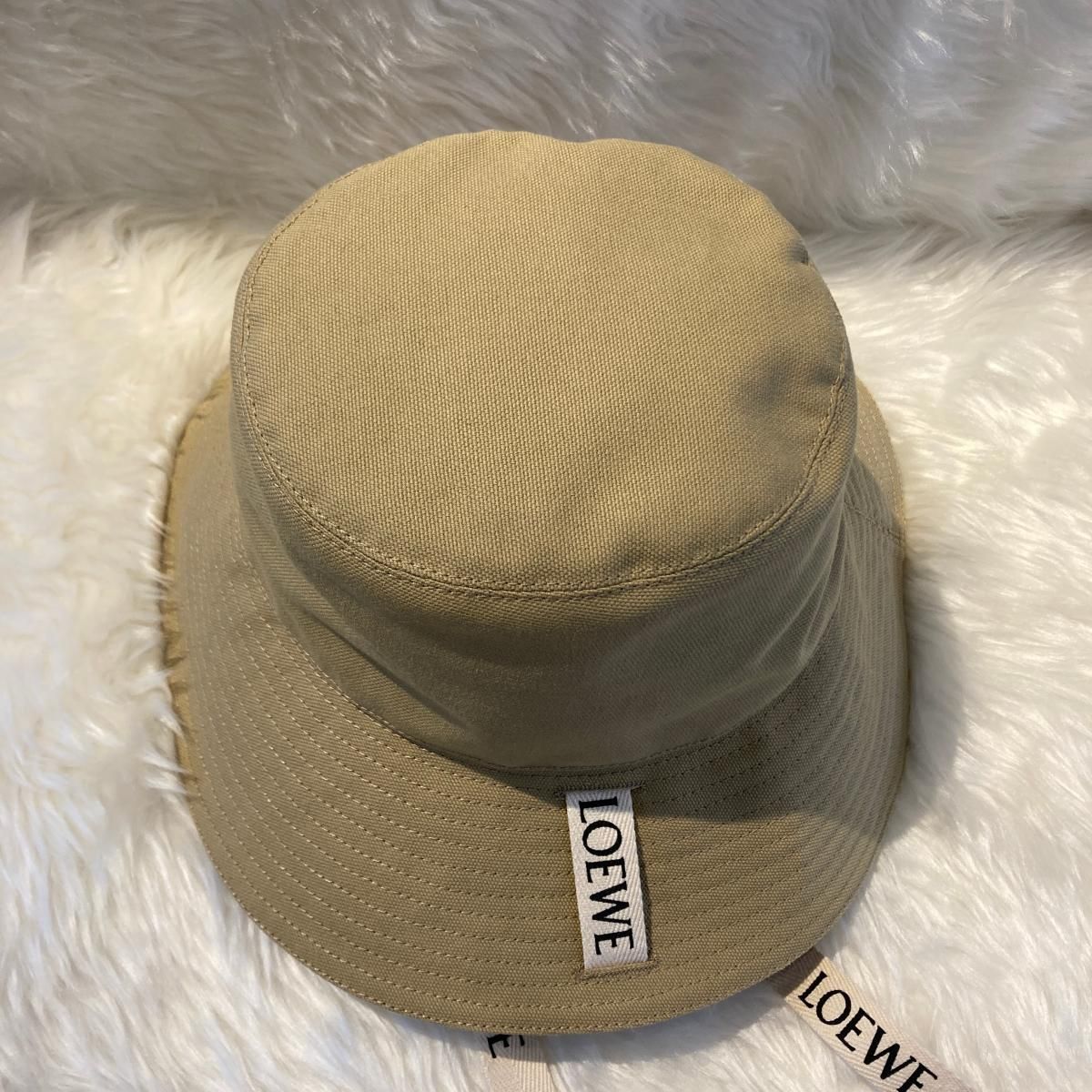LOEWE （ロエベ） フィッシャーマンハット キャンバス サンド