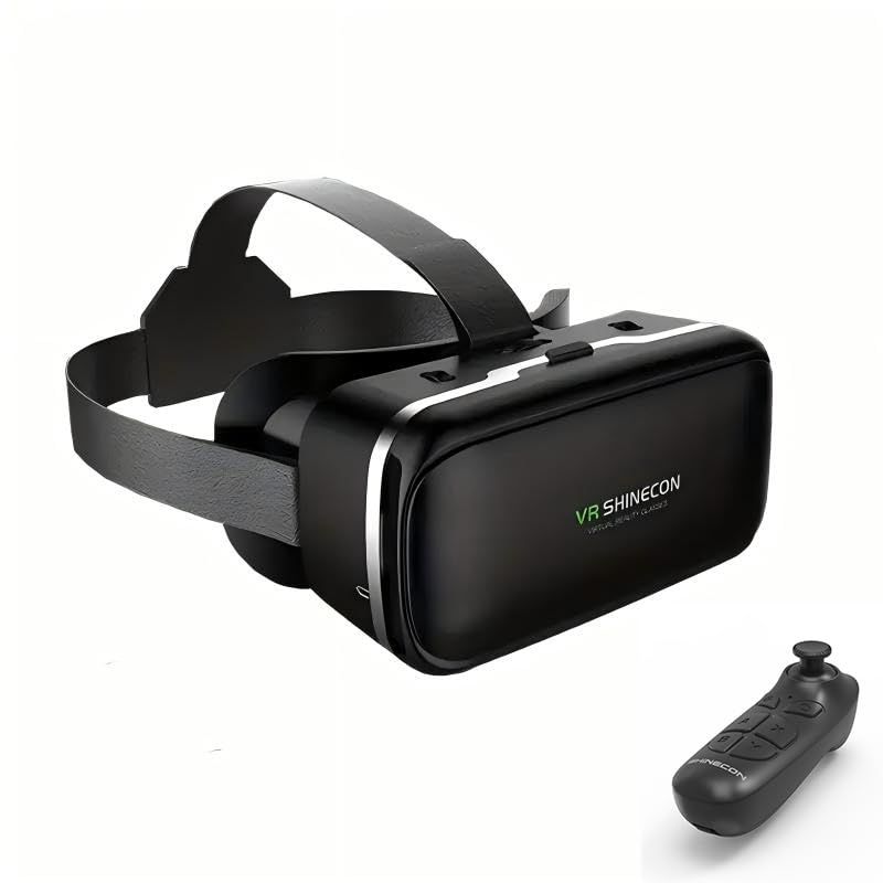 【美品】チャレンジタッチNext+【新品】VRゴーグル 新品 VR SHINECON VRゴーグル スマホ用 製 リモコン付き Android