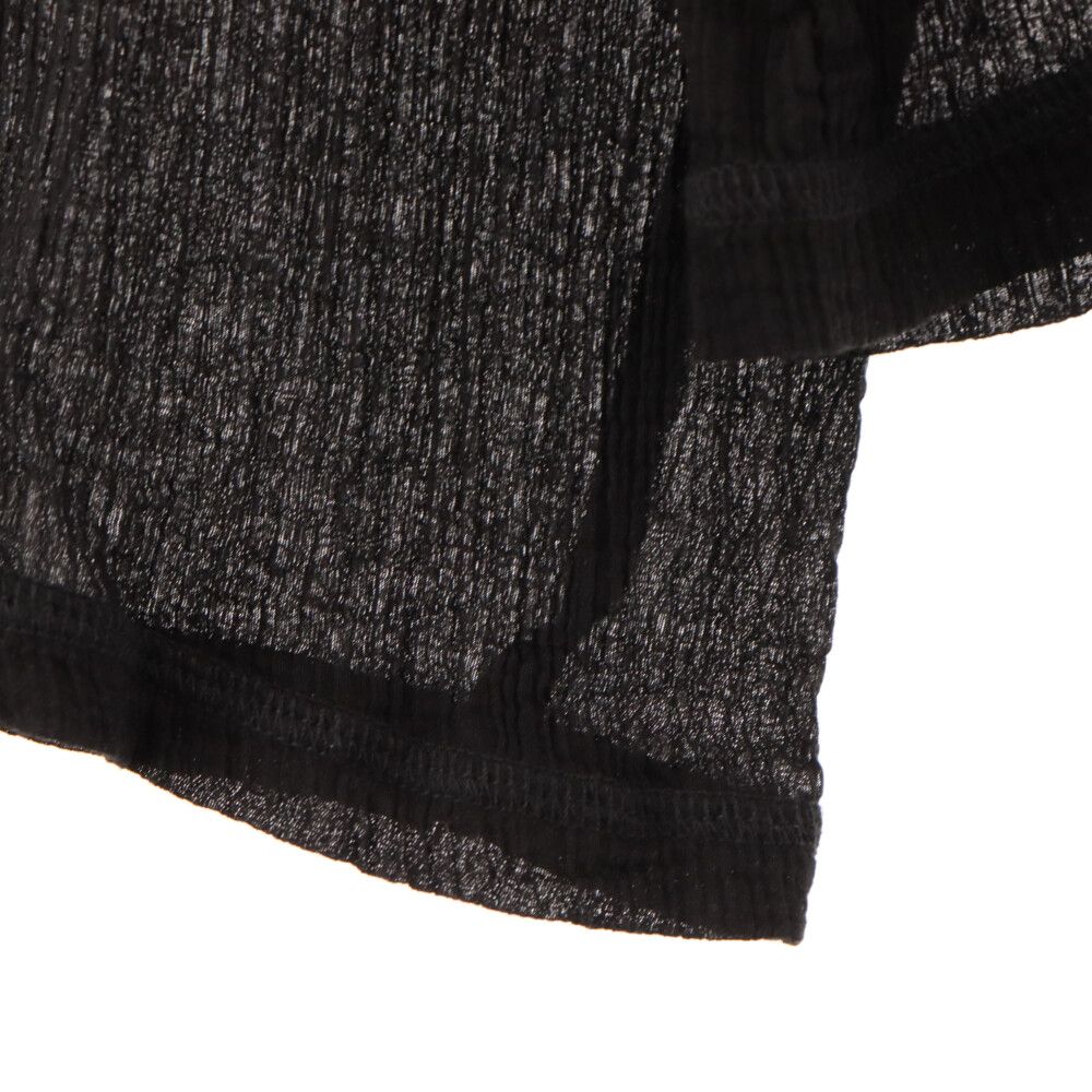 OUR LEGACY (アワーレガシー) SHRUNKEN FULLZIP POLO BLACK OUR LEGACY (アワーレガシー) SHRUNKEN FULLZIP POLO BLACK