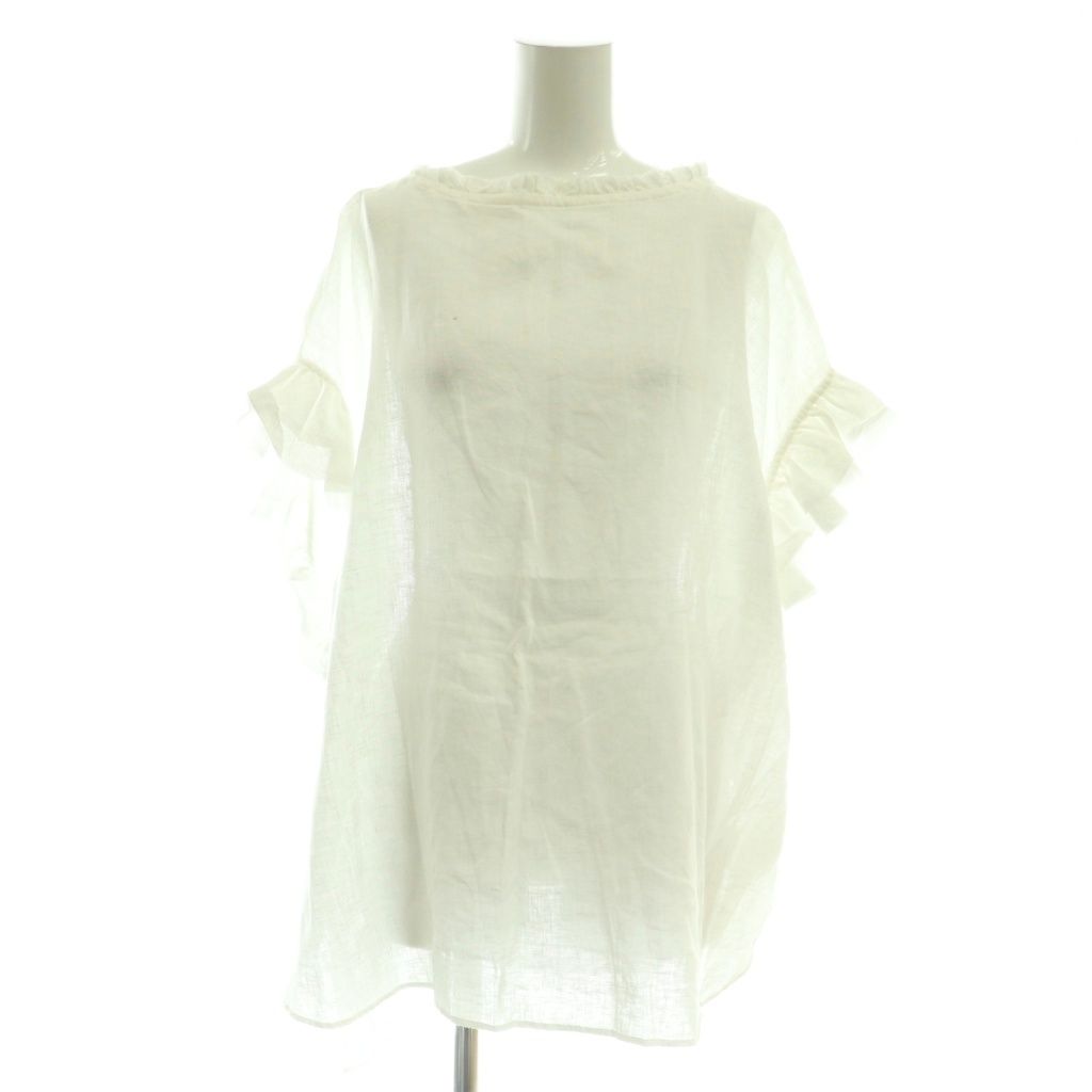 ハウス オブ ロータス HOUSE OF LOTUS リネンフリルブラウス フレンチ