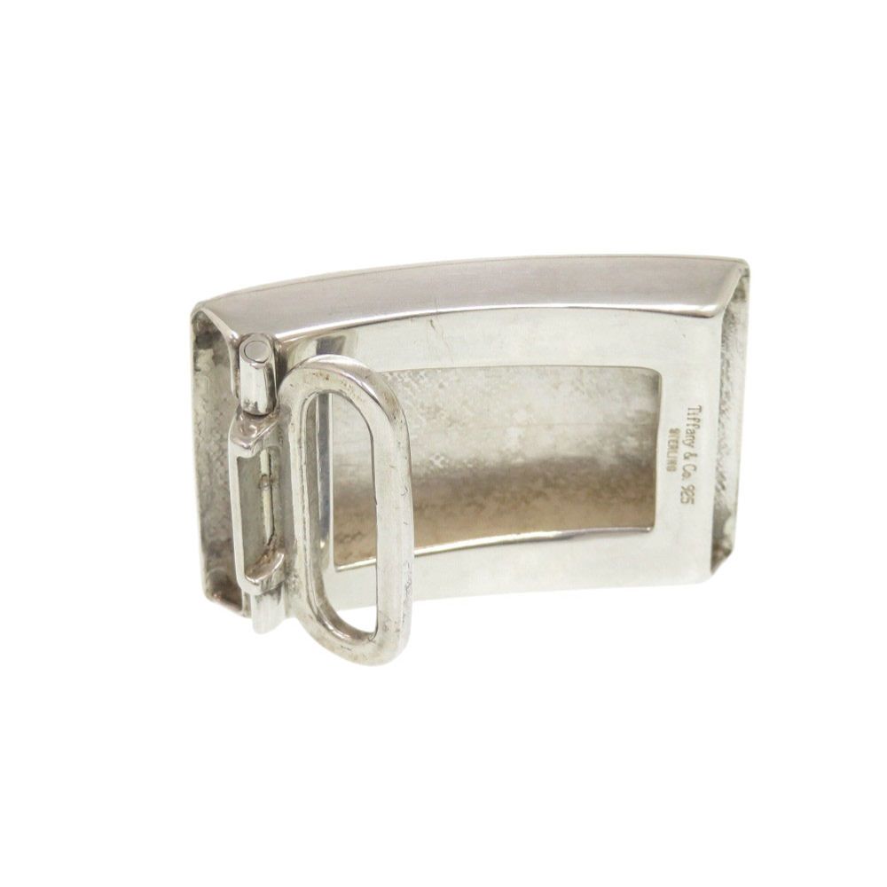 ティファニー　Tiffany & Co バックル　ベルト　純銀　ヴィンテージ Tiffany & Co. - VINTAGE TIFFANY ティファニー エンジンターン