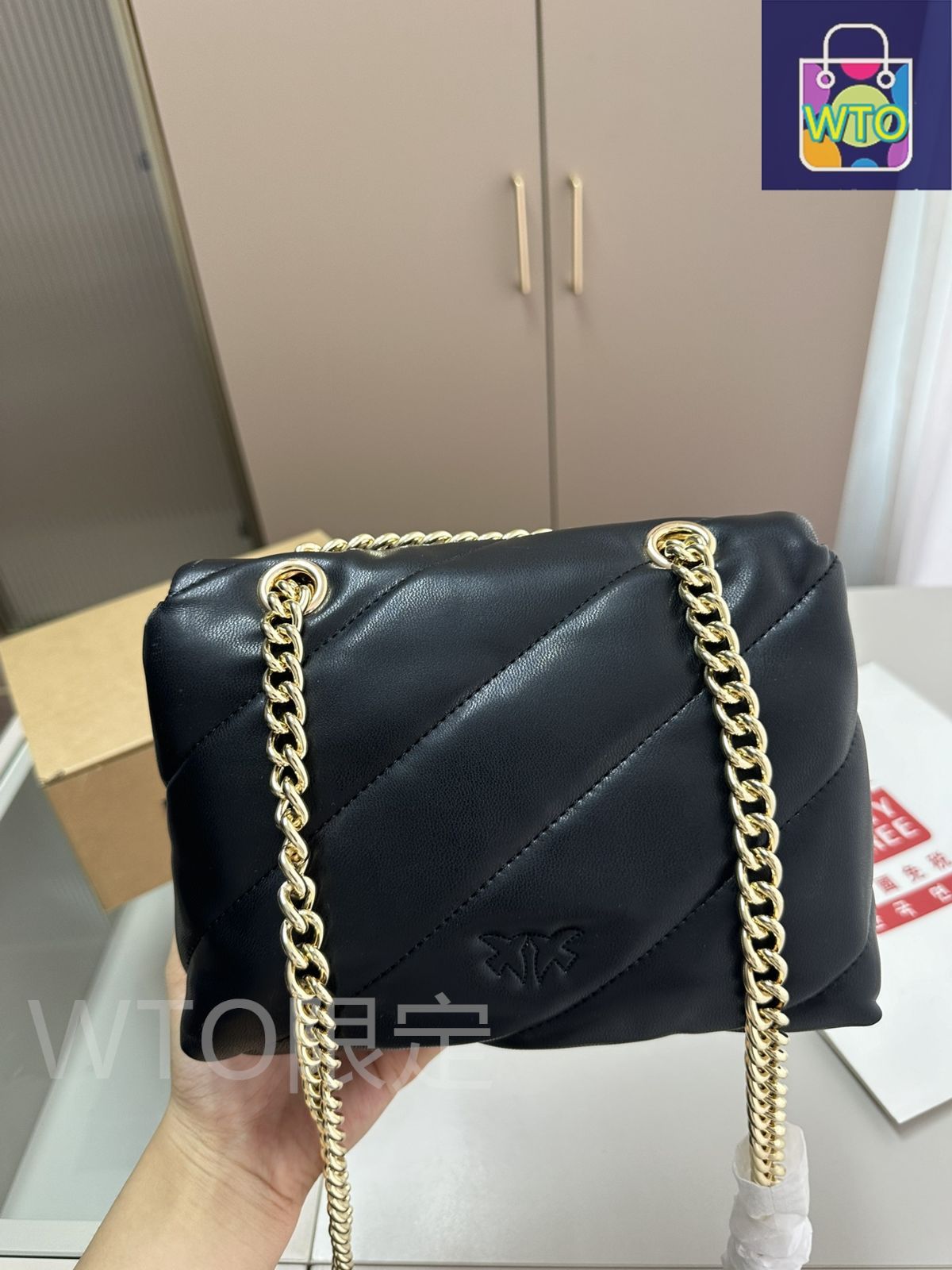 今日 PINKO バッジ スワロウバッグ 送料無料 在庫 セール価格 -WTO輸入1