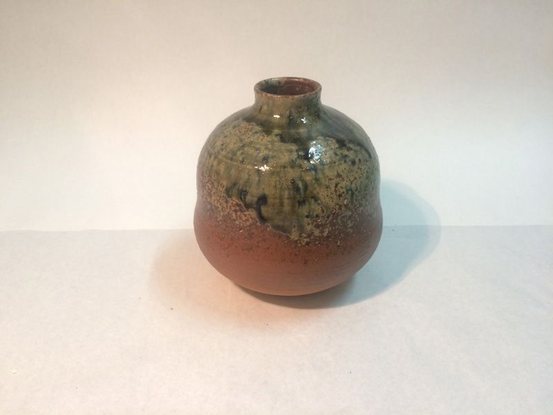 里見焼　陶芸品　花瓶 里見焼陶芸品花瓶