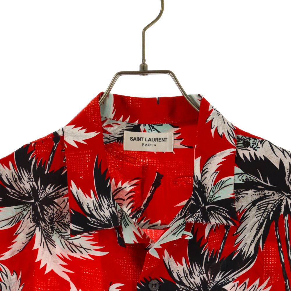 SAINT LAURENT PARIS サンローランパリ シルク半袖シャツ 中古・古着通販】Saint Laurent Paris (サンローランパリ) SILK