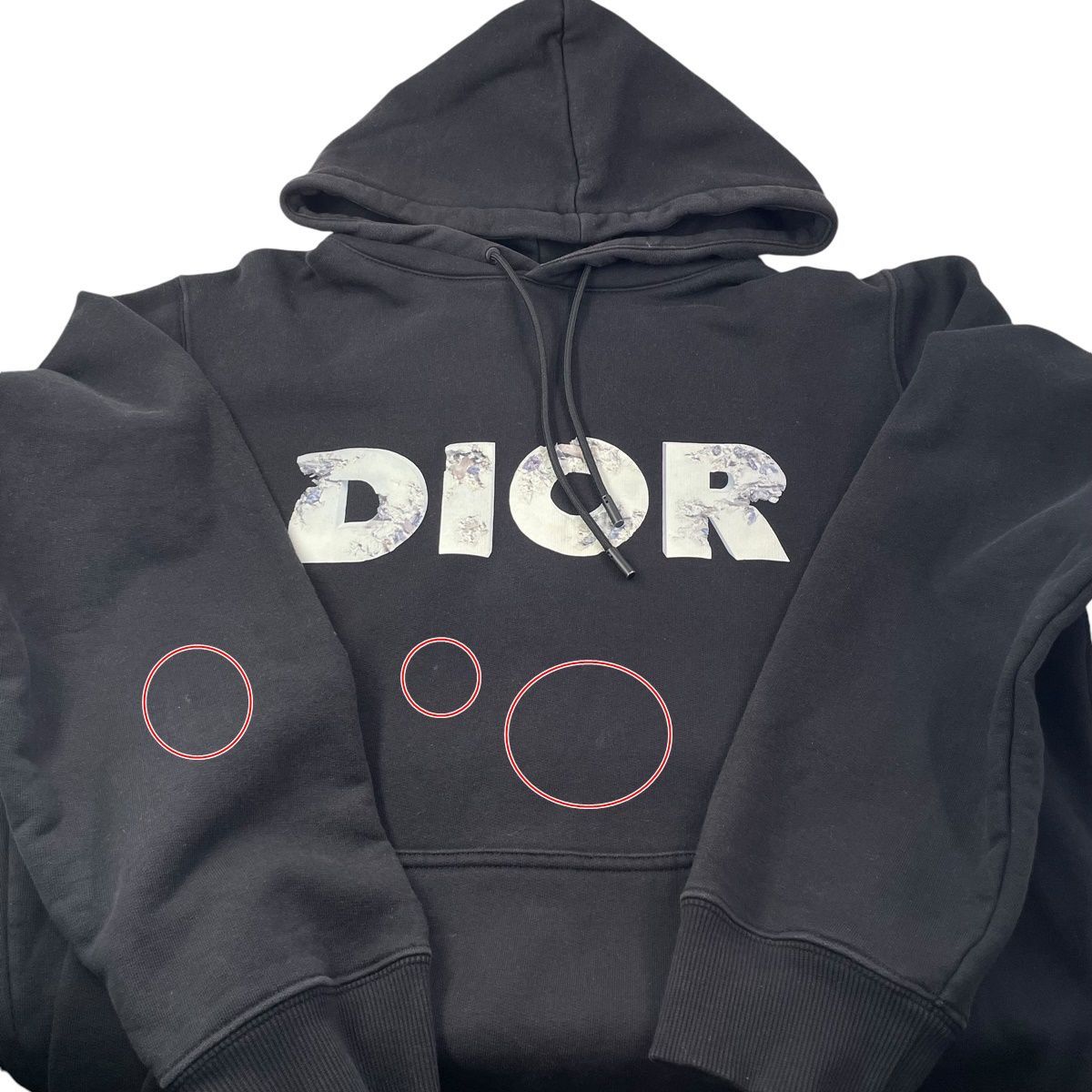 中古】 Dior ディオール DANIEL ARSHAM ダニエル アーシャム ロゴ プルオーバー パーカー 023J605C0531 Lサイズ  黒/ブラック フーディー トップス 24009651DS - メルカリ