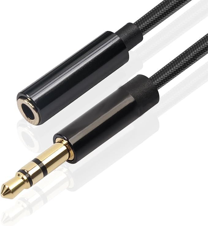 新作，大得価 【在庫処分】3.5mm 延長 コード ヘッドホン 延長 ケーブル 2m AUX オーディオ ケーブル 延長用 ステレオ オーディオ ケーブル 拡張用 金メッキ 3極 ハイファイ 耐久性 ナイロン編み スマホ/パソ 応募券