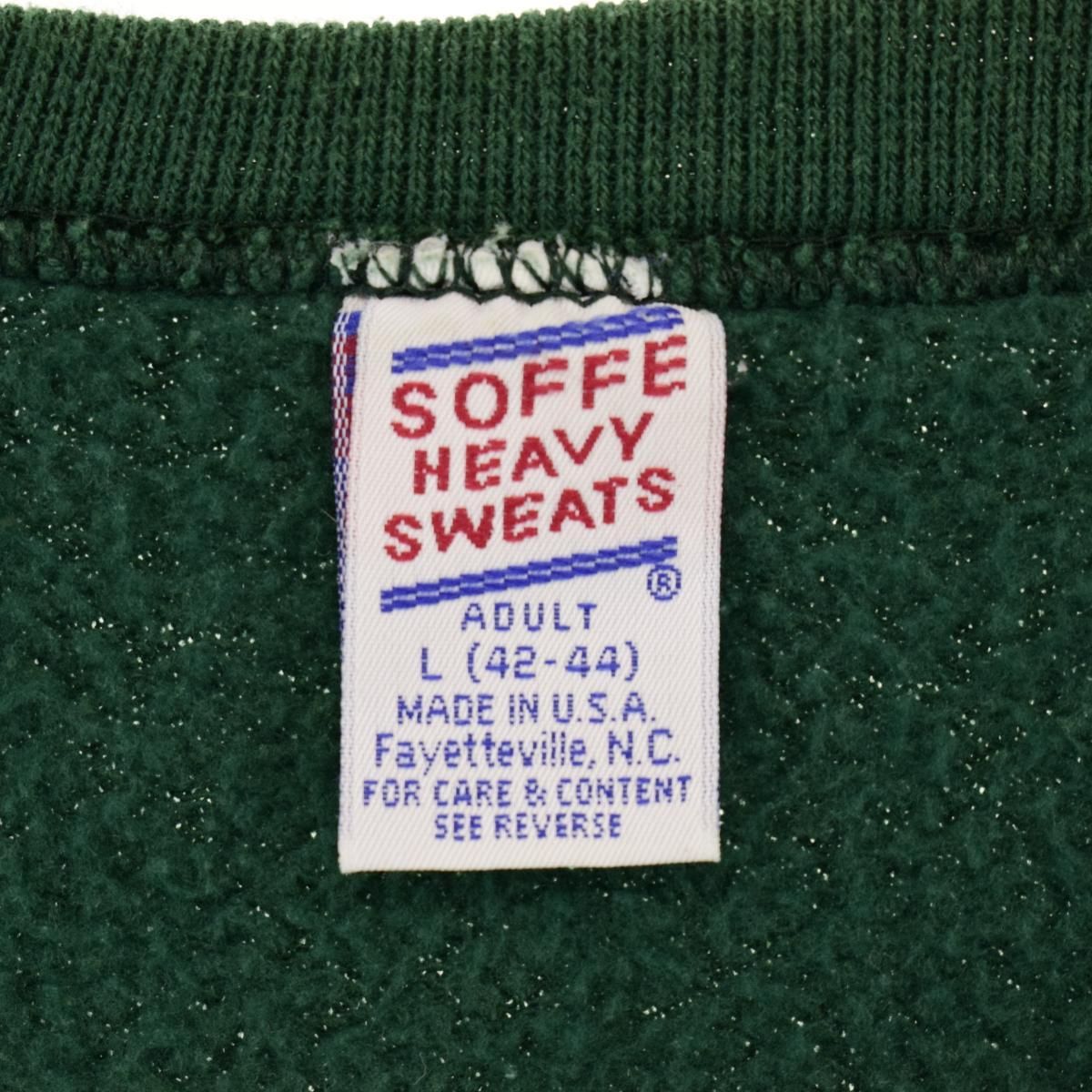 90年代 SOFFE HEAVY SWEATS プリントスウェットシャツ トレーナー USA製 メンズXXL ヴィンテージ /eaa353925