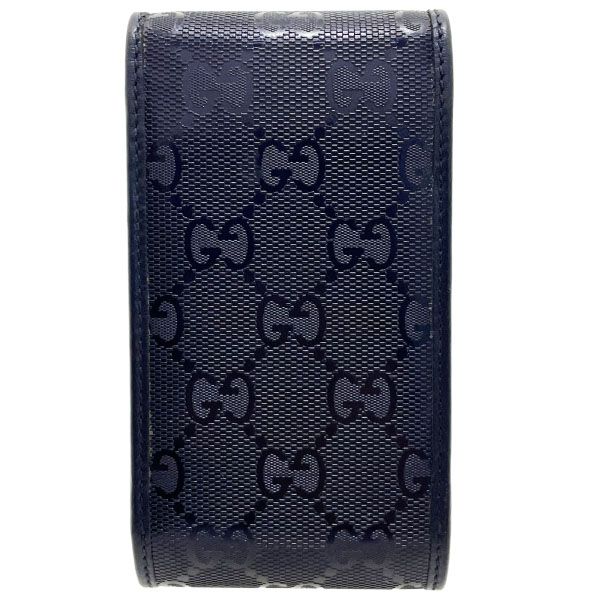 グッチ タバコケース GGインプリメ シガレットケース PVC レザー 革 ネイビー系 紺 181716 GUCCI たばこケース 煙草入れ たばこ入れ アイコスケース iQOSケース ブランド小物 き