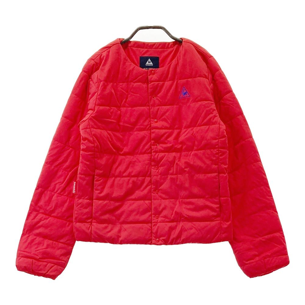 ルコック ゴルフ◆ジップアップ 2way 中綿 ジャケット レッド Lサイズ ルコック ゴルフ◇ジップアップ 2way 中綿 ジャケット レッド Lサイズ
