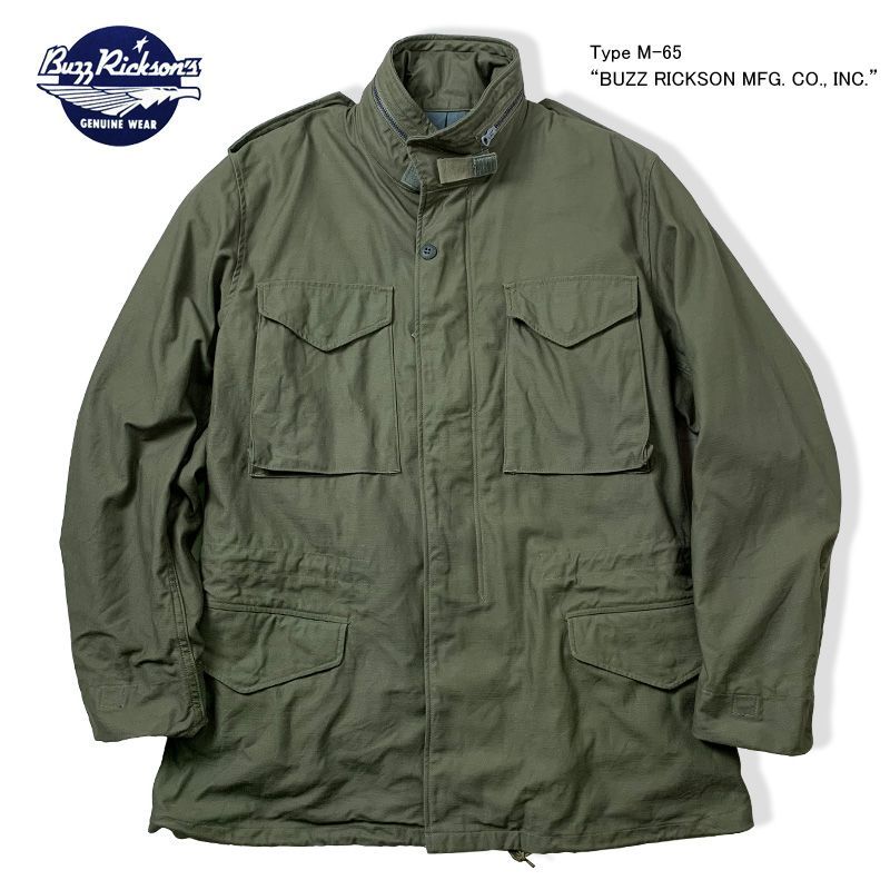 BUZZ RICKSON S バズリクソンズ M-65 BUZZ RICKSON MFG. BR11702 フィールドジャケット ライトオリーブドラブ ミリタリージャケット アウター 陸軍 野戦服 軍隊 日本製 Made in JAPAN