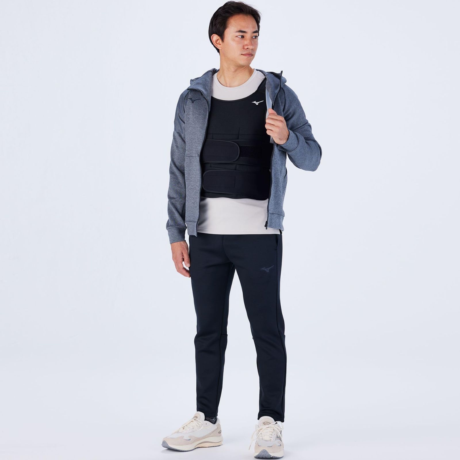 ミズノ ウエイトジャケット(おもり付／380g×25個) ミズノ ウェイト