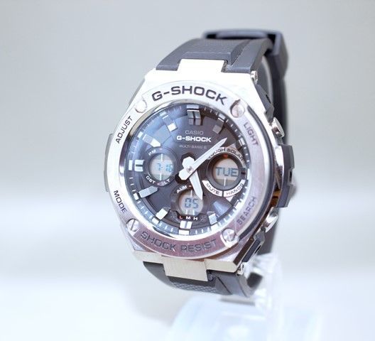 『VRW-298』☆時計☆CASIO (カシオ)☆GST-W110☆G-SHOCK BK文字盤 タフソーラー メンズ 腕時計 ☆稼動品☆