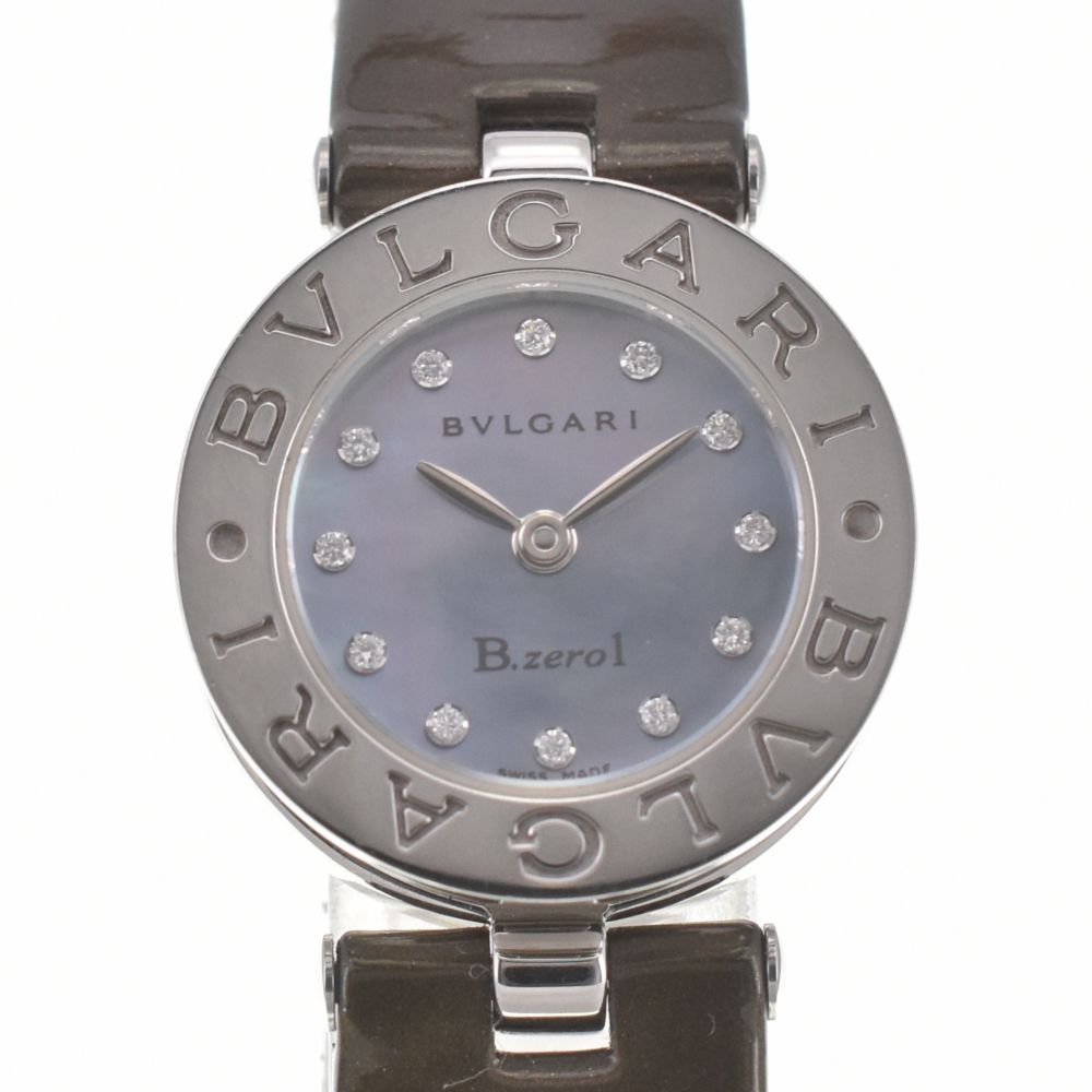 ブルガリ BVLGARI BZ22S B.zero1 12P ダイヤモンド SS/レザー