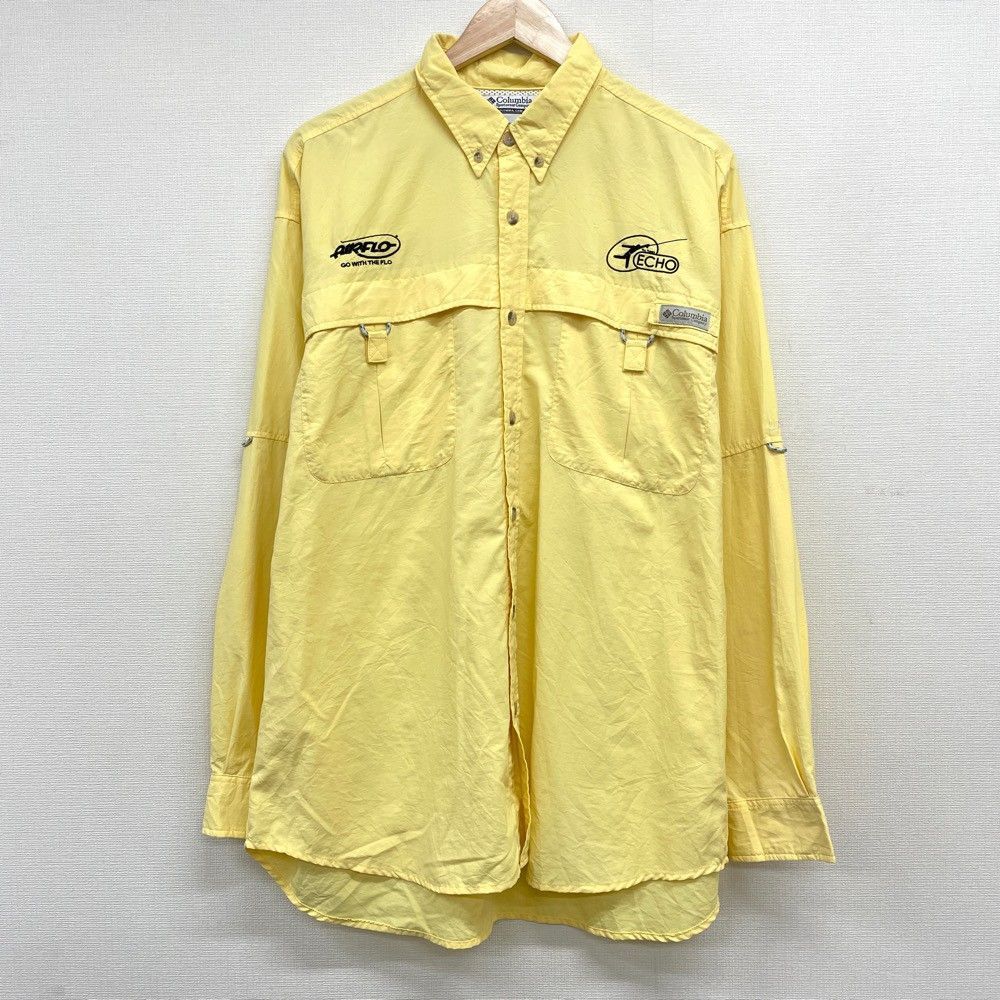 コロンビア Columbia PFG ボタンダウン シャツ 企業物 刺繍