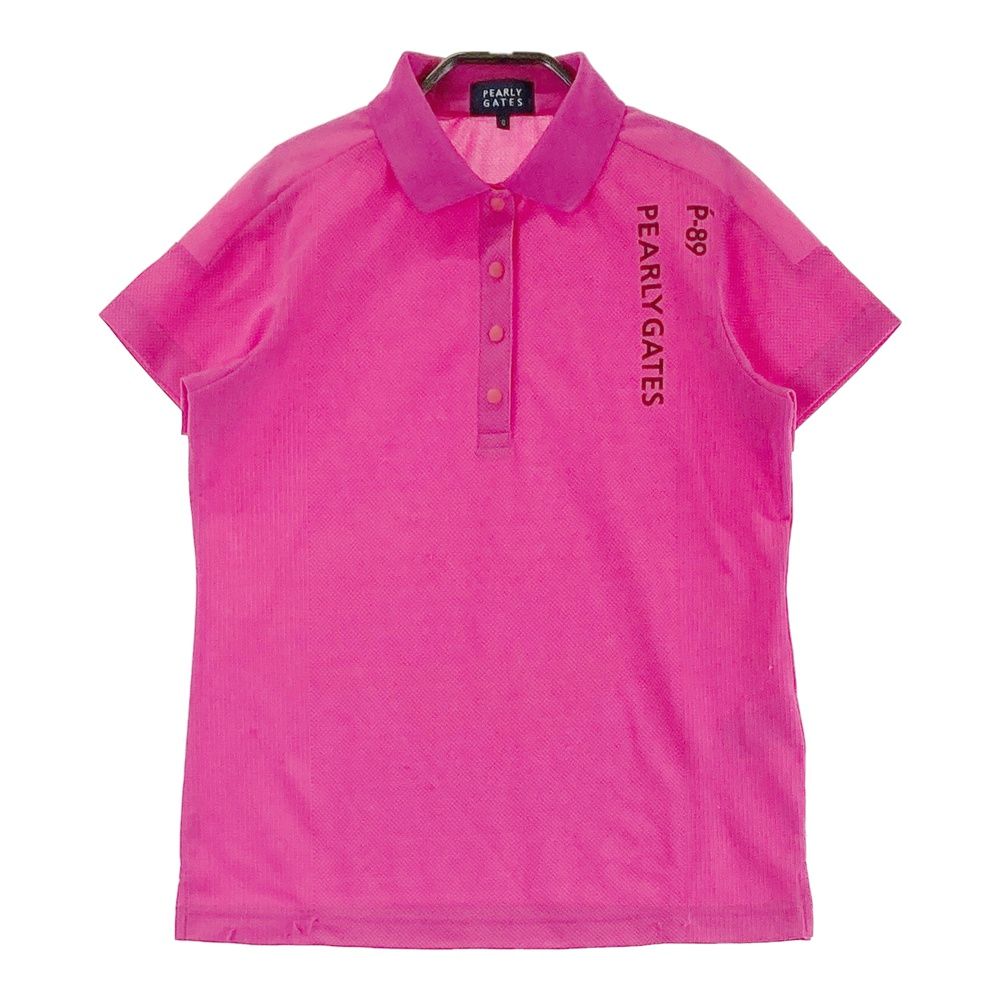 パーリーゲイツレディースポロシャツサイズ0 PEARLY GATES - パーリーゲイツ レディース 半袖ポロシャツ 0