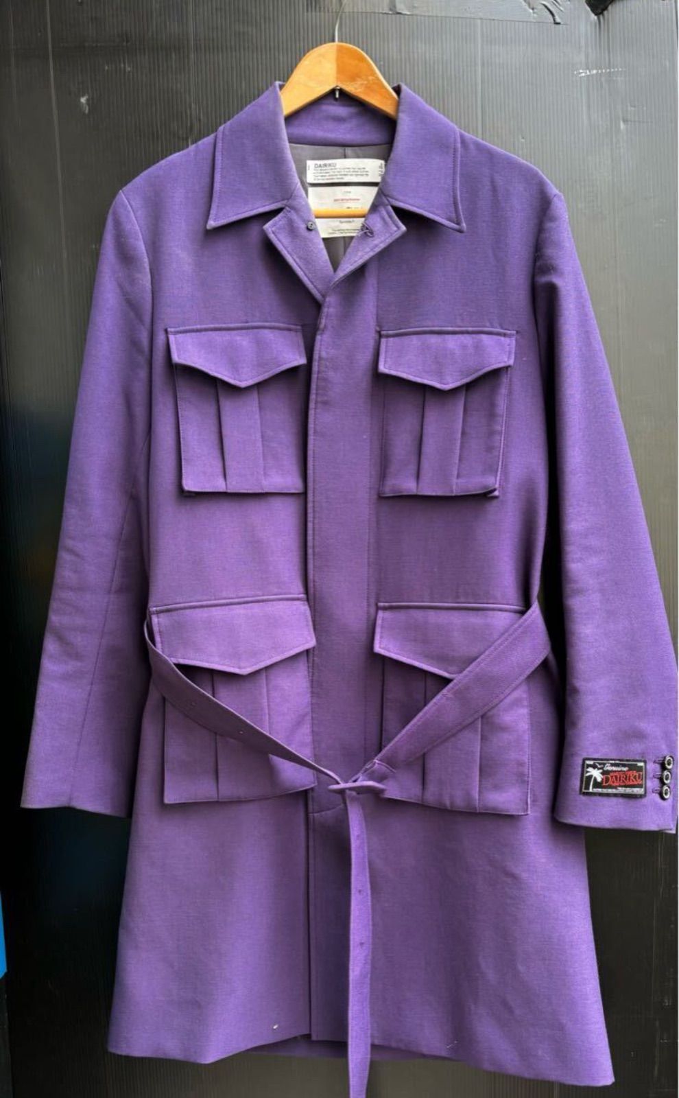 dairiku ロング サファリ ジャケット 定価99,000円 DAIRIKU ダイリク 21SS Jimi Hendrix Long Safari