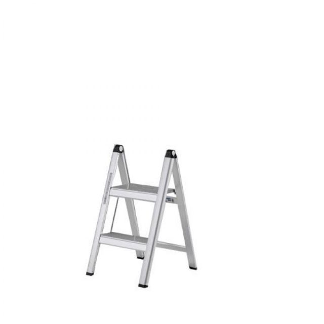 アルインコ 薄型踏台 SS-52A 2段 シルバー 最大使用質量100kg 折りたたみ式 脚立