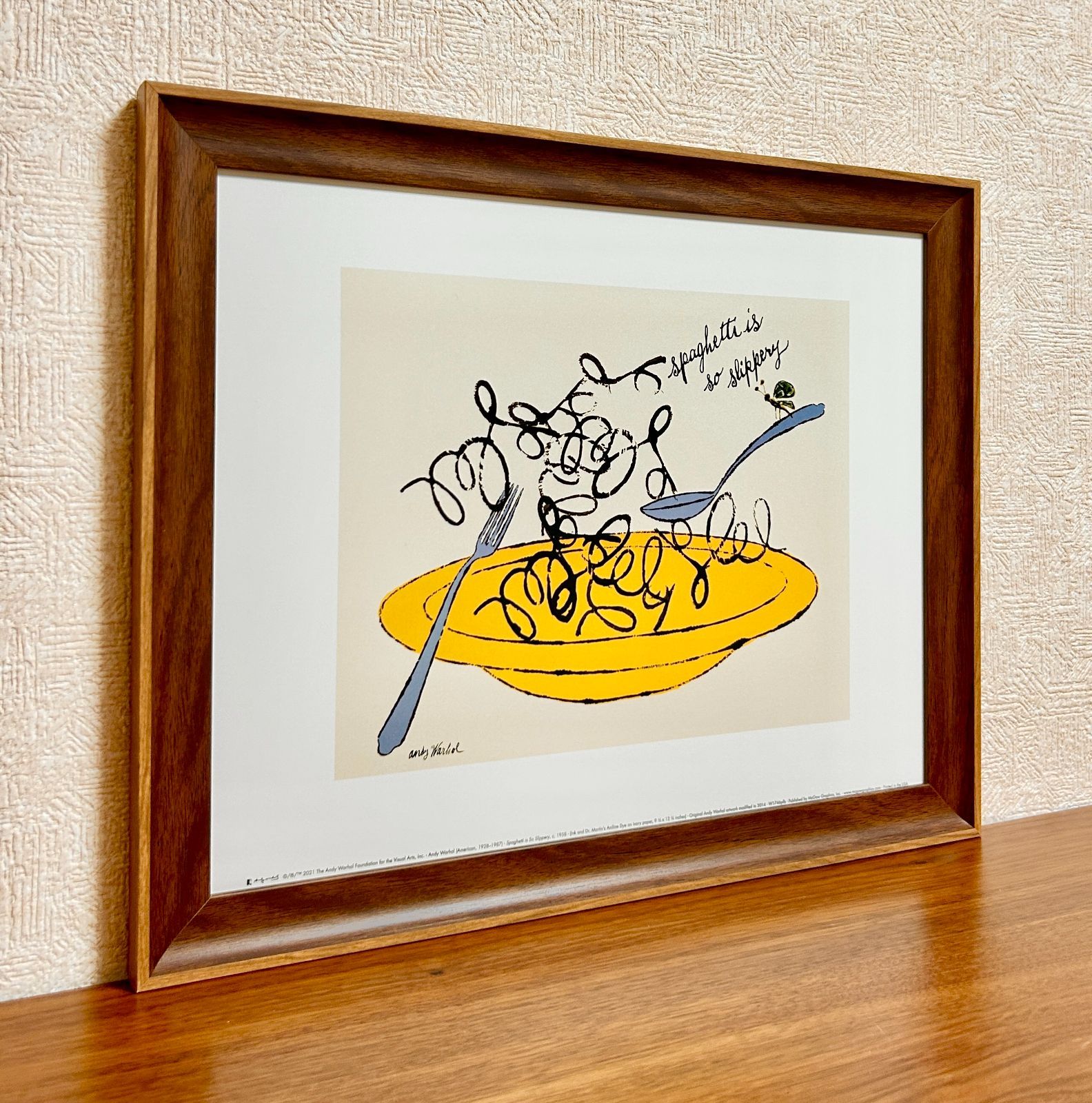 新品☆額縁付アートポスター(BRUCE MCGAW GRAPHICS)☆アンディ