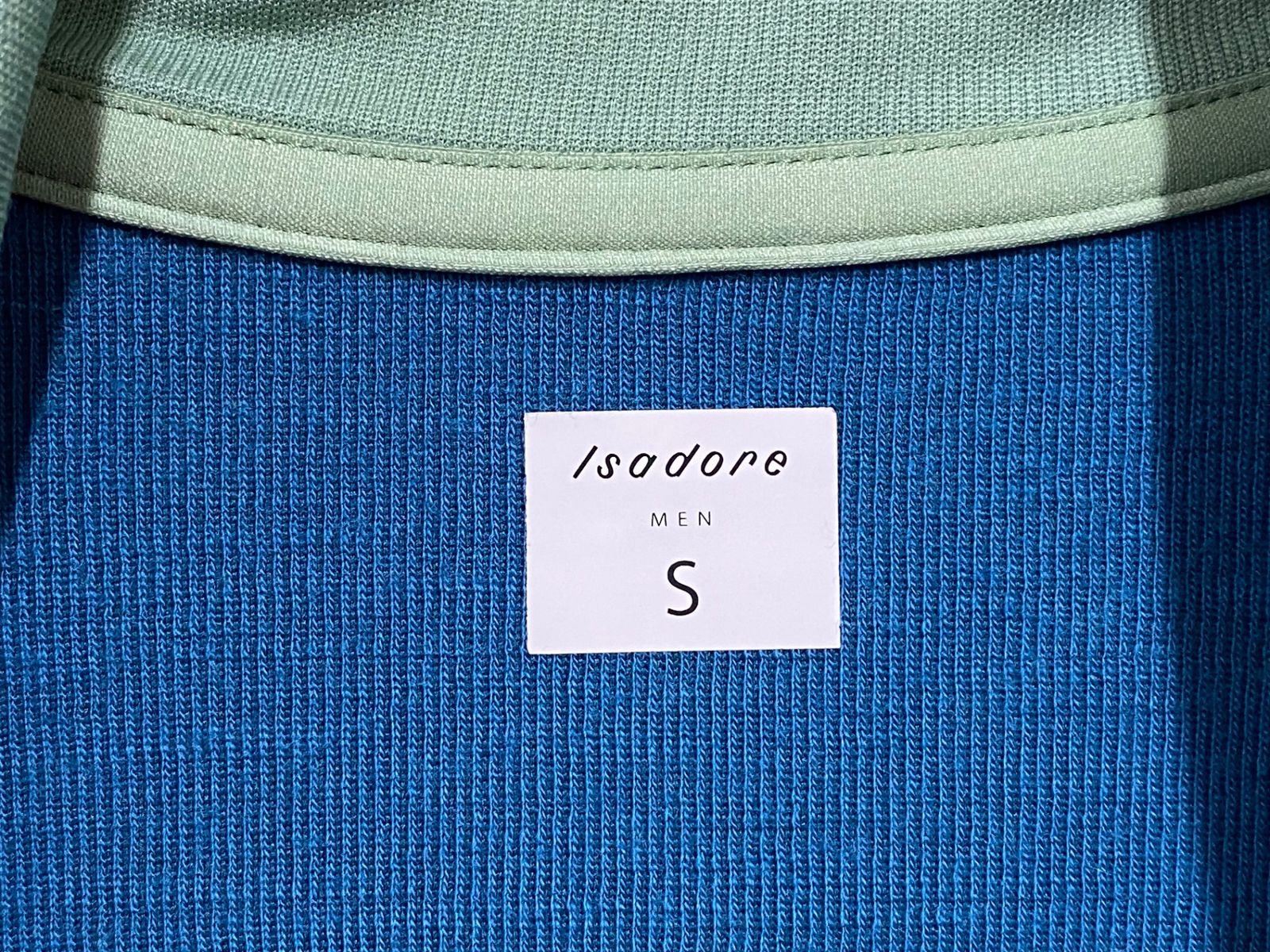 JJ805 イザドア Isadore PATCHWORK THERMAL LONG SLEEVE JERSEY 長袖 サイクルジャージ ターコイズ 薄緑 S BRIGHTFACE_UK