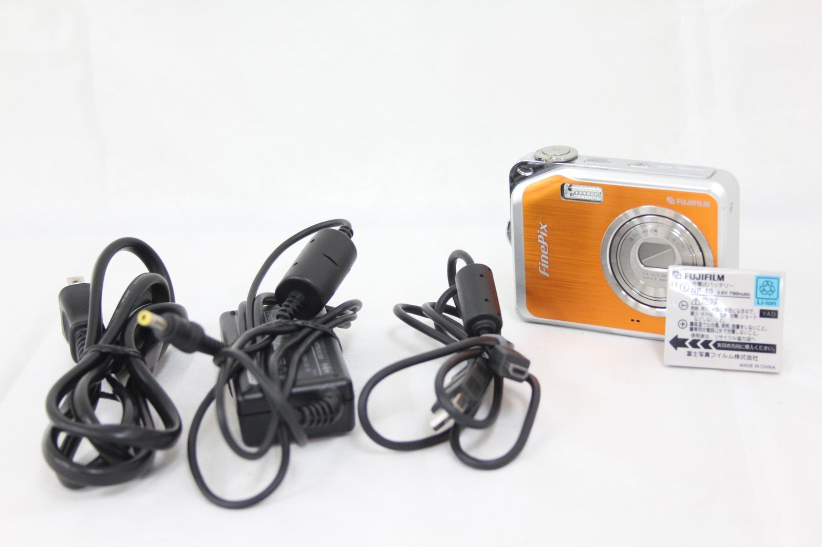 富士フィルム FinePix V10 オールドコンデジ ACアダプター付き
