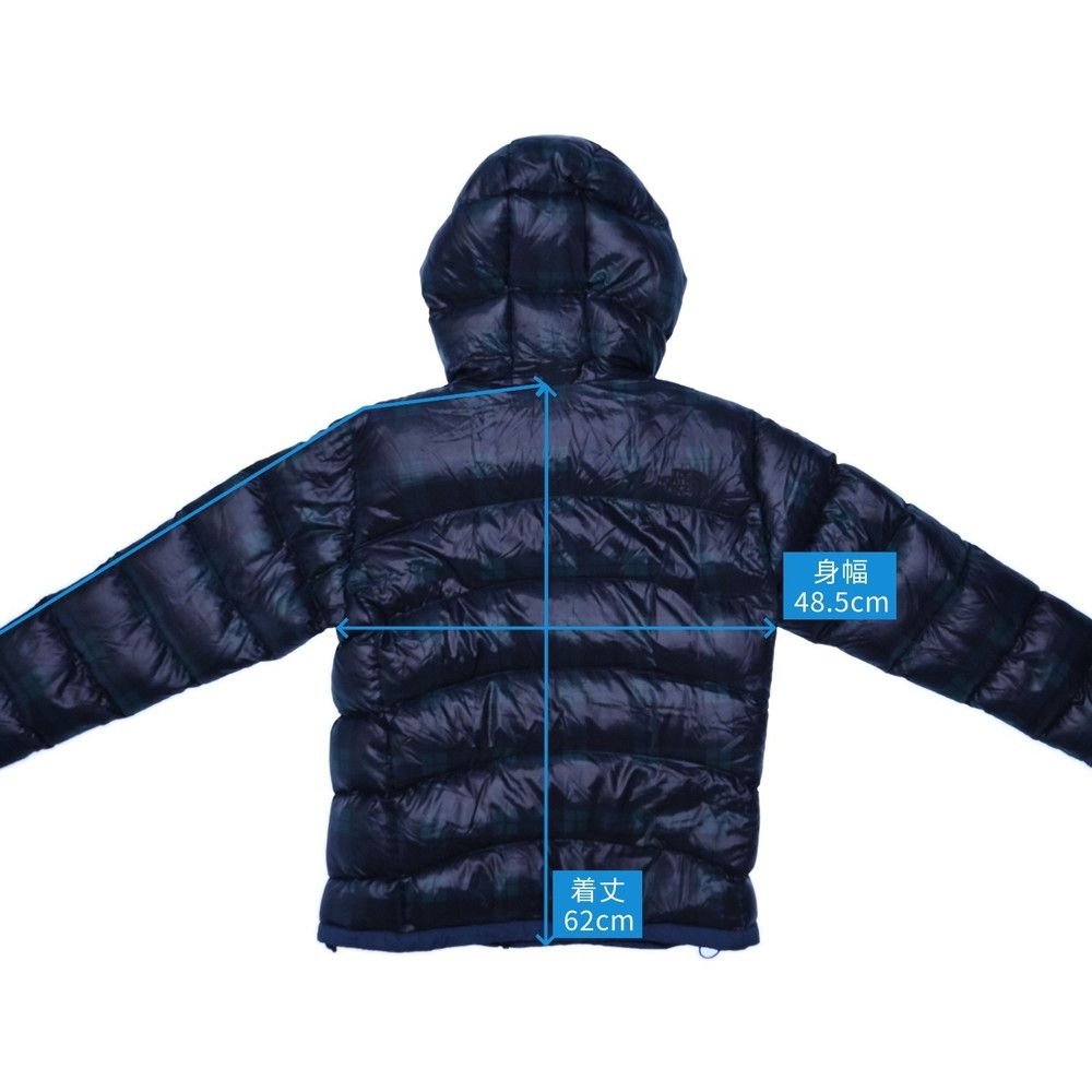 美品 ザ・ノースフェイス チェック ダウン ジャケット アウター コート  