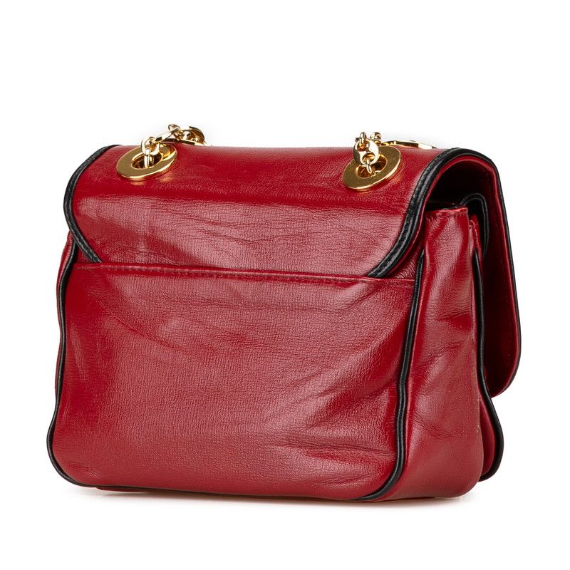 グッチ インターロッキングG チェーン ショルダーバッグ 576428 レッド  