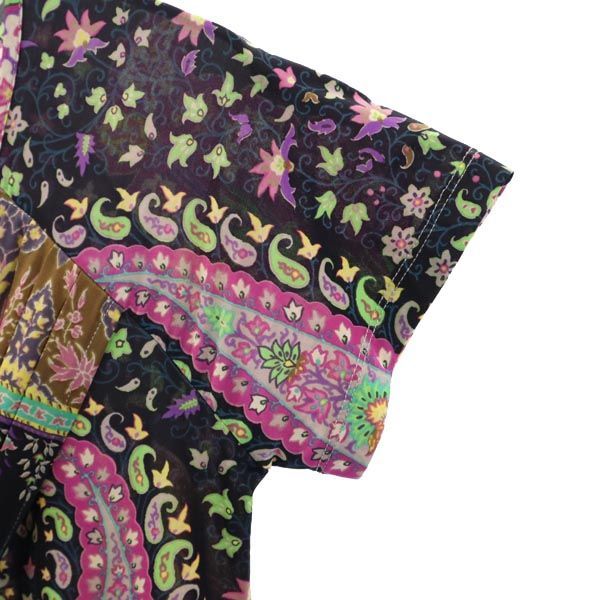 エトロ イタリア製 総柄 半袖チュニック ETRO レディース 【中古