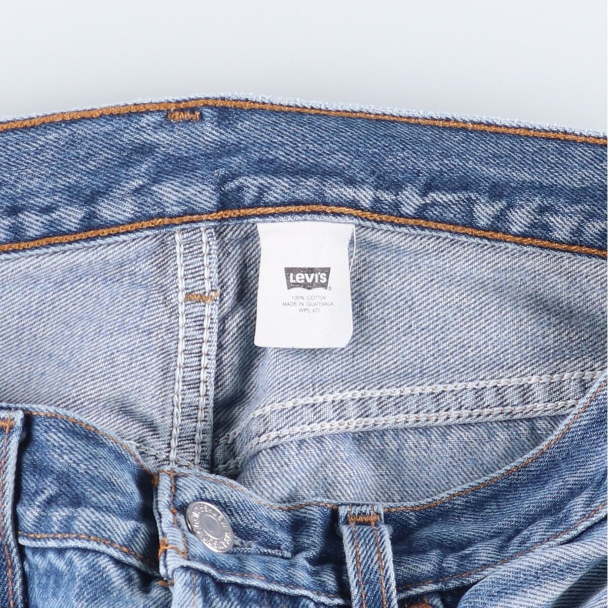 ストレートデニムパンツ