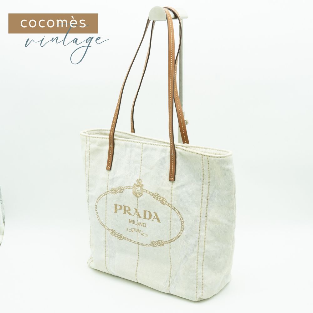 PRADA】 プラダ MISTOLINO VITELLO ミストリノ ヴィテロ トートバッグ 