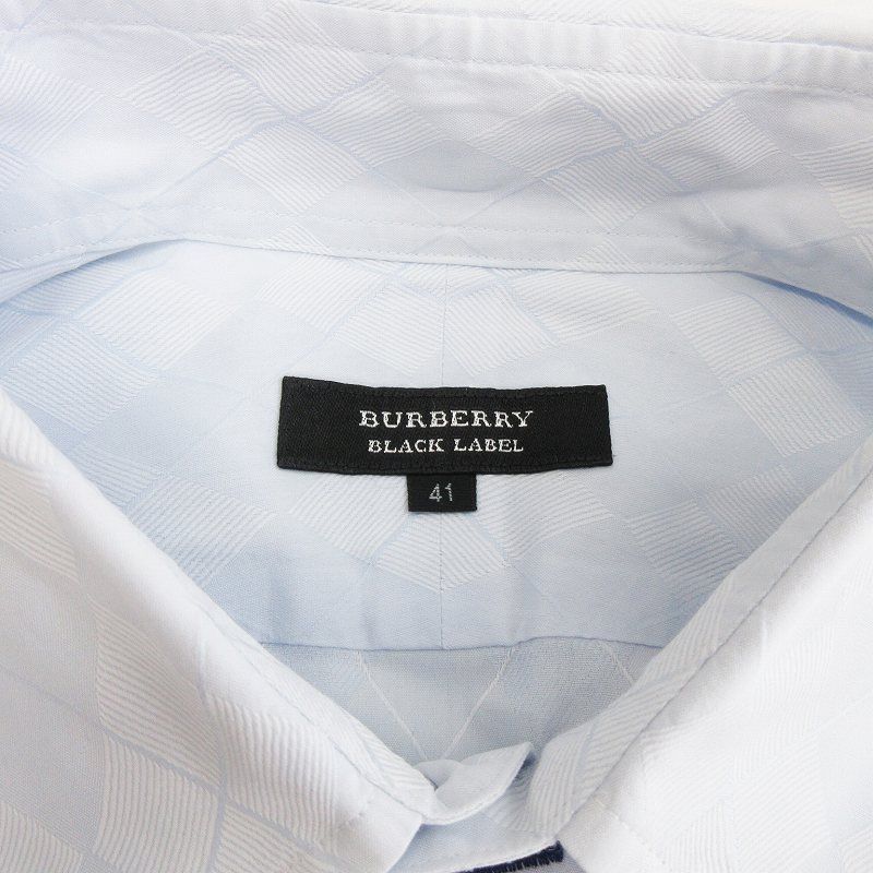 バーバリーブラックレーベル BURBERRY BLACK LABEL 美品 シャツ