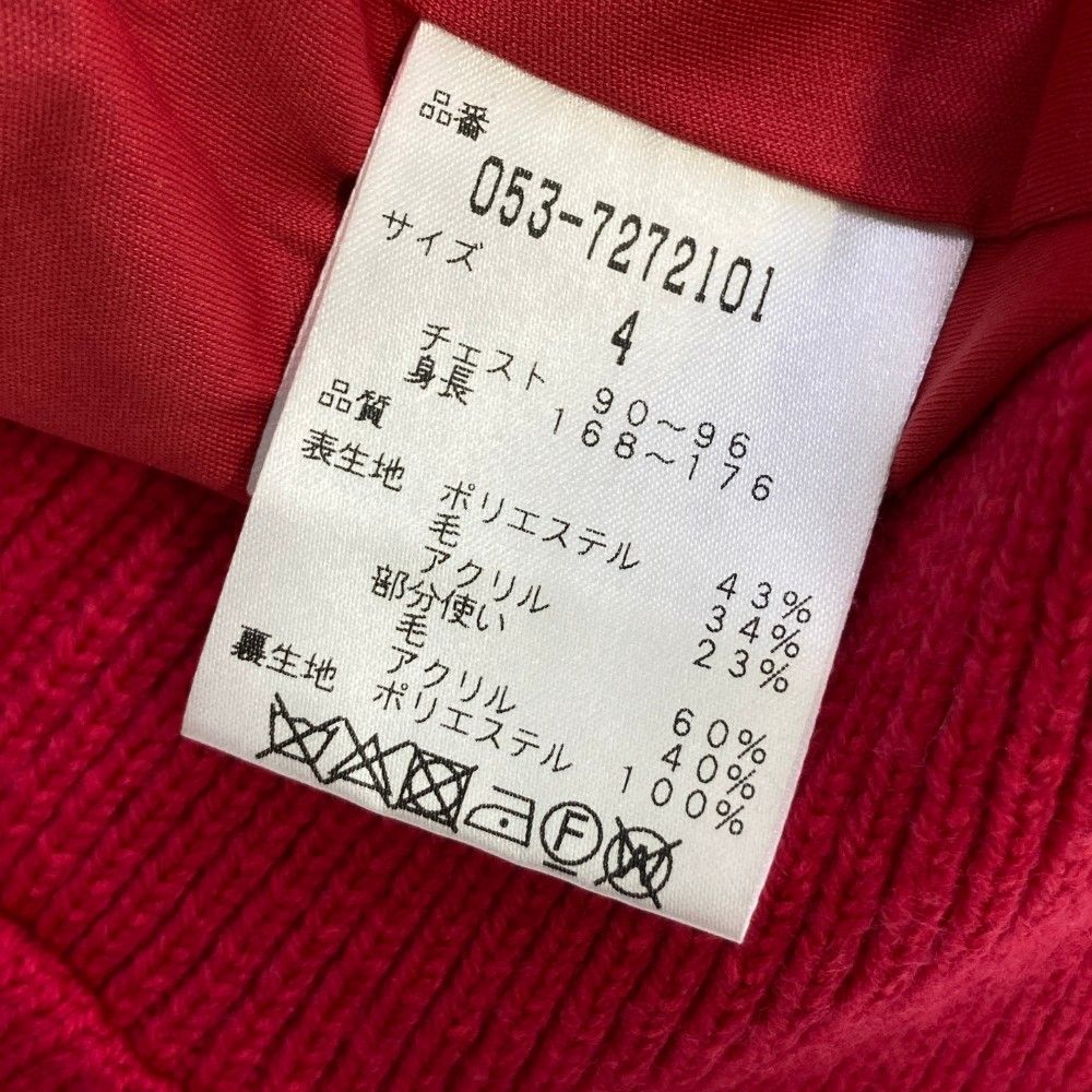 サイズ：4 PEARLY GATES パーリーゲイツ  裏地付 ニットジャケット ウール混  レッド系 [240101443668] ゴルフウェア メンズ ストスト 楽天市場】PEARLY GATES パーリーゲイツ 裏地付 ニット