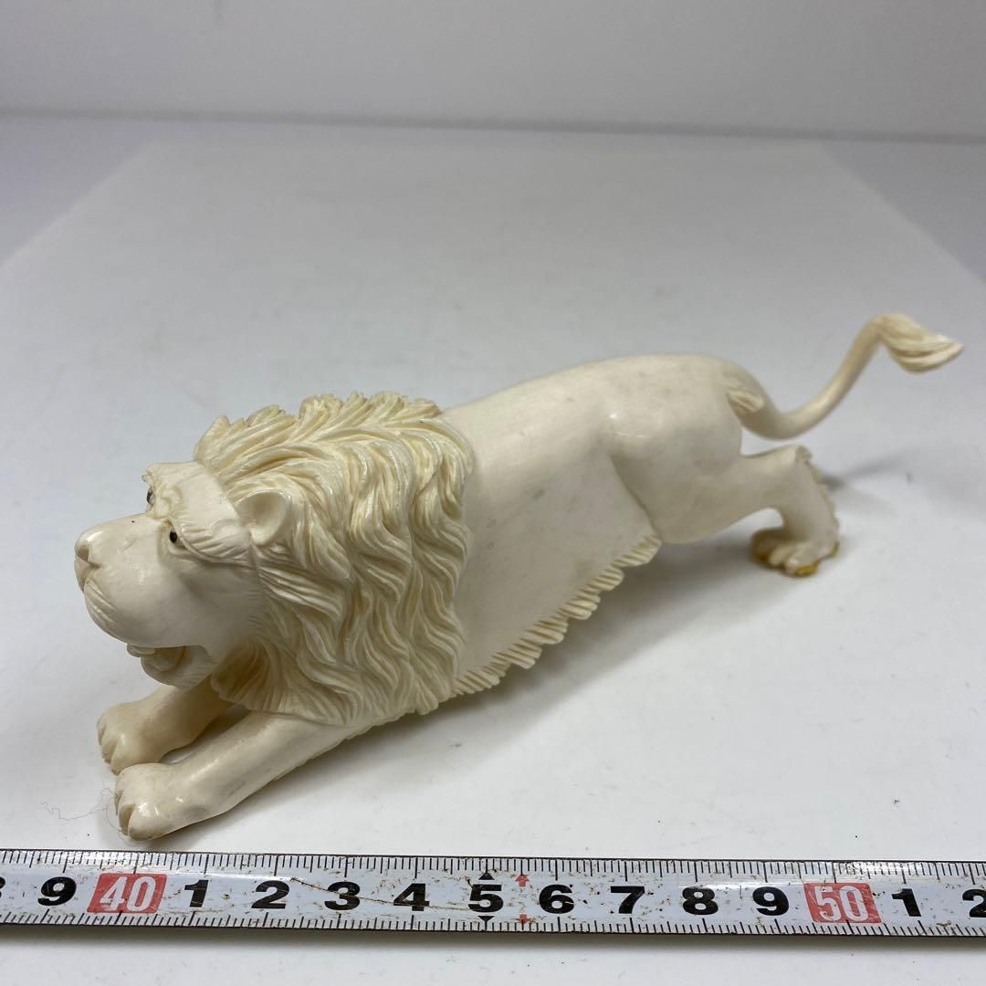 上 ライオン 置物 212g トヒチ 東さ6-1105