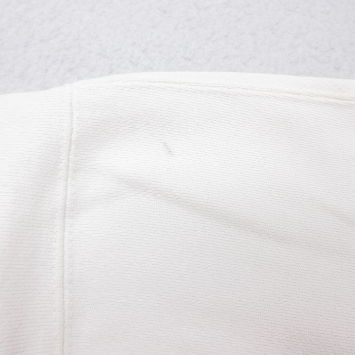 L|古着 長袖 チャンピオン Champion リバースウィーブ メンズ 00s 無地 クルーネック 白 ホワイト spe 25sep22 スウェット スエット RIMAWATER_COM
