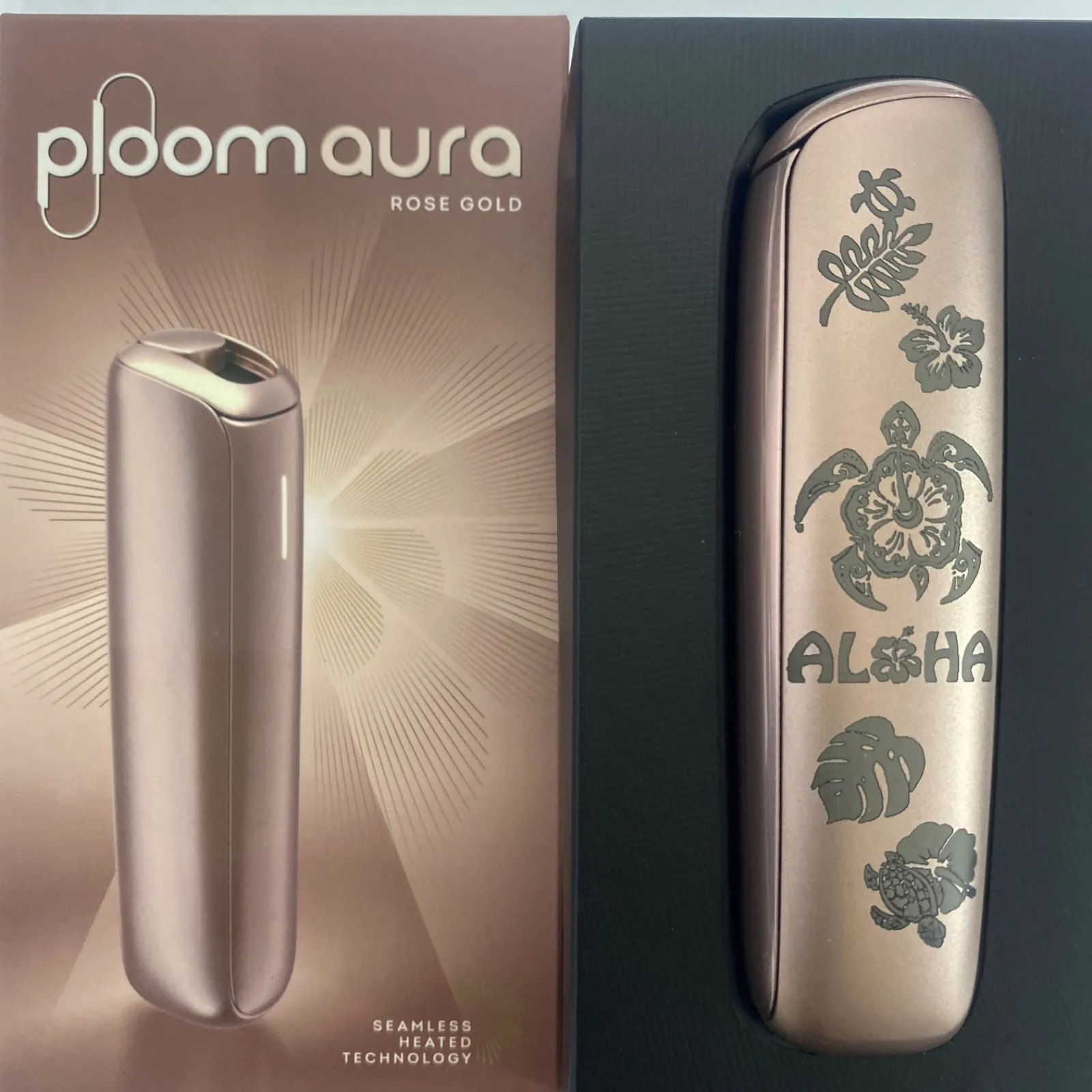 ハイビスカス ホヌ 加工 プルーム オーラ Ploom aura ローズゴールド 