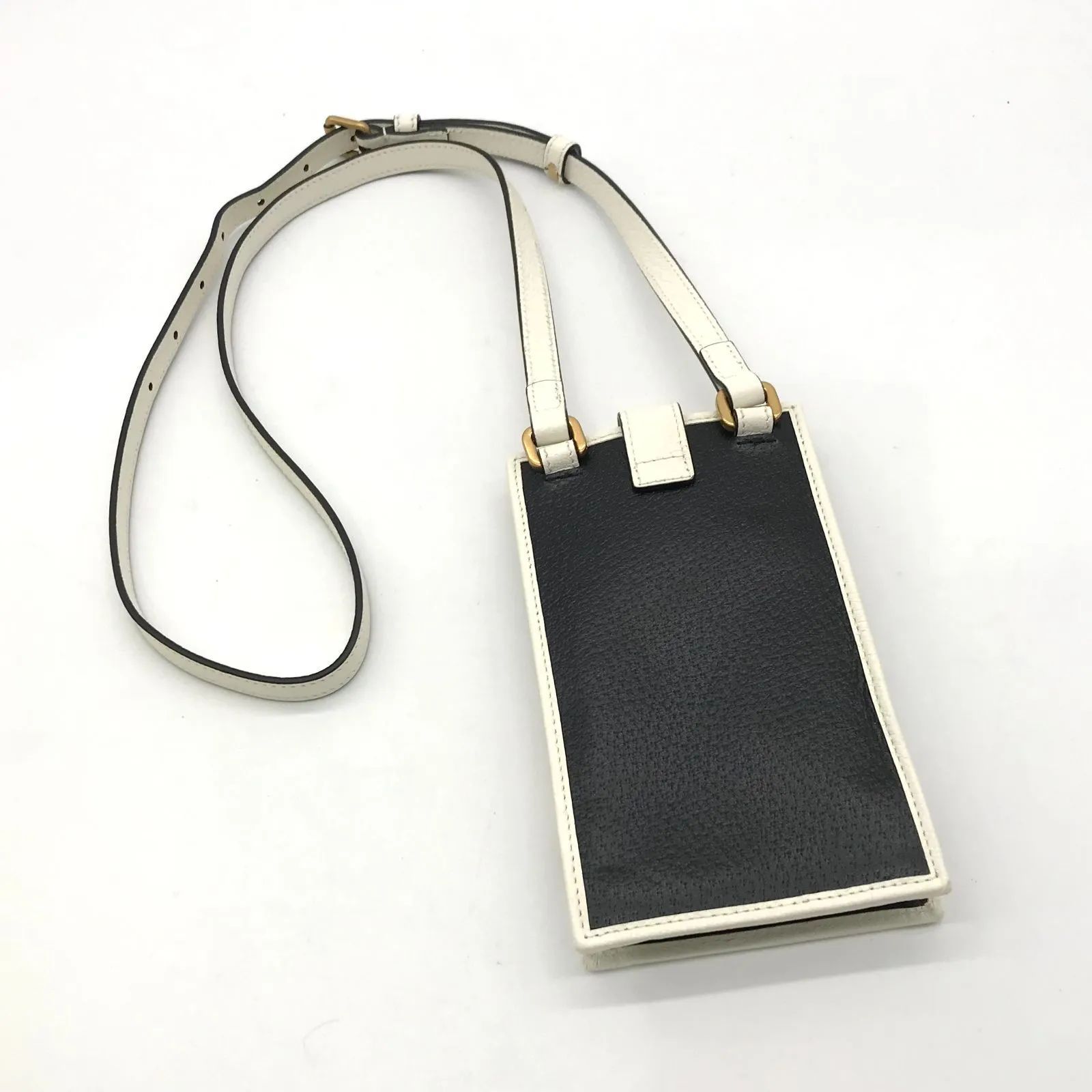 ▽GUCCI/グッチ アディダス コラボ スマートフォンケース レザー ブラック ホワイト 付属品あり 702203 S49573146790 -  メルカリ