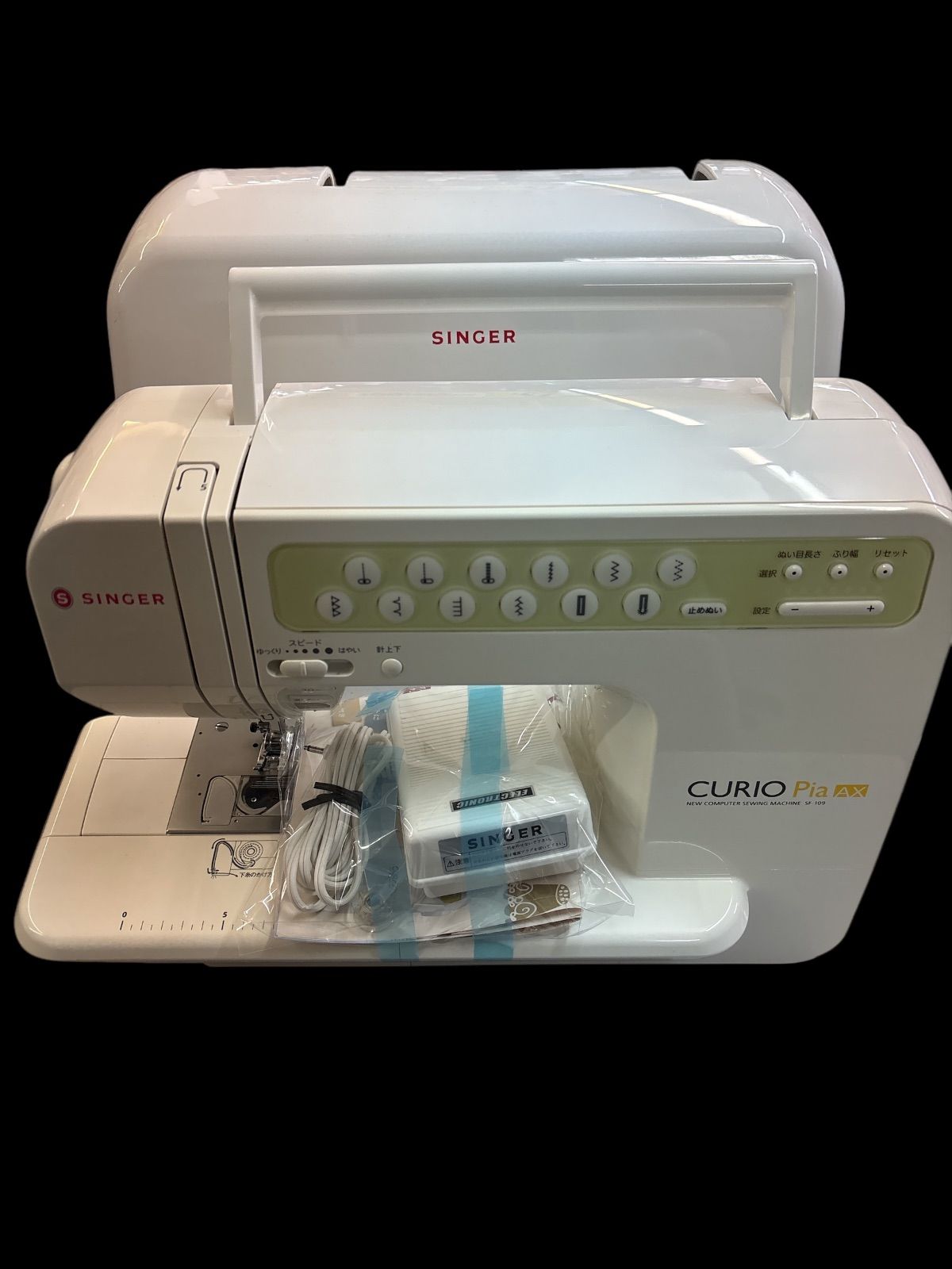 ご*え様 希少 別売品付 未使用 CURIO Pia AX シンガーミシン SF 美品】SINGER CURIO Pia AX シンガーミシン SF-109 【公式通販】