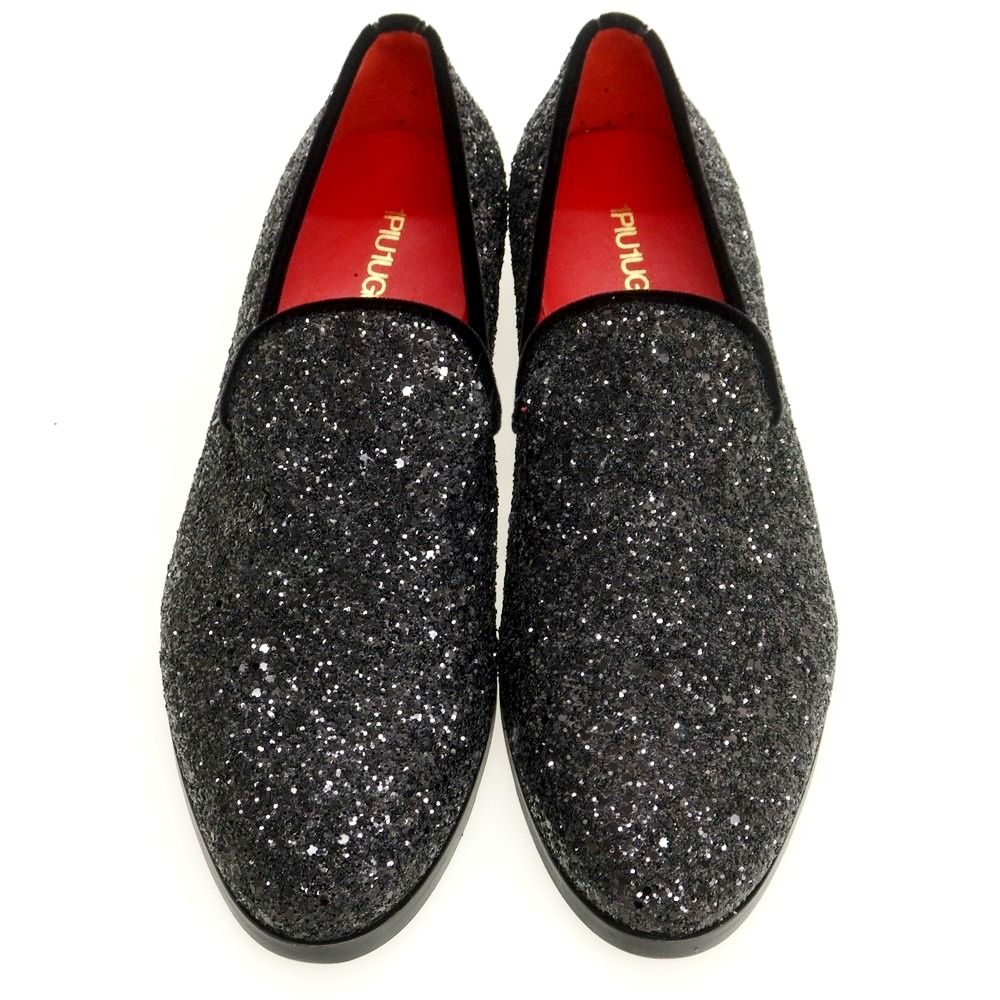 グリッターラメ ローファー