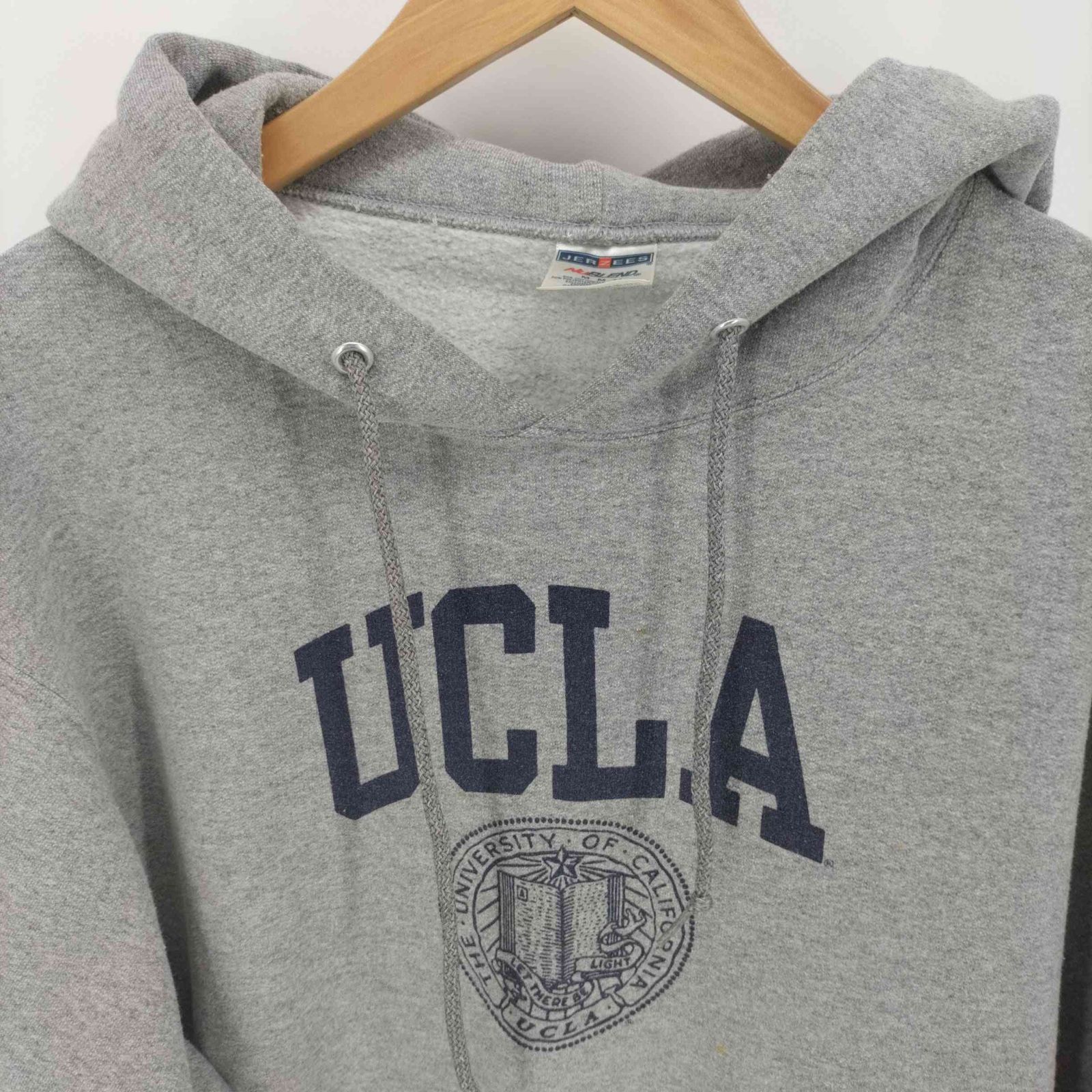 ジャージーズ JERZEES 00s UCLA カレッジ ロゴ プリント プルオーバー パーカー メンズ import：M