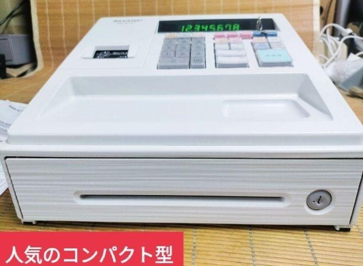 シャープレジスター　XE-A147PC連携　フル設定無料　362222 シャープレジスター XE-A147 PC連携売上管理フル設定無料 313101
